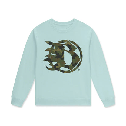 BEESMOOVE camouflage Frequency Staple 100% Cotton Pullover - Beesmoove 