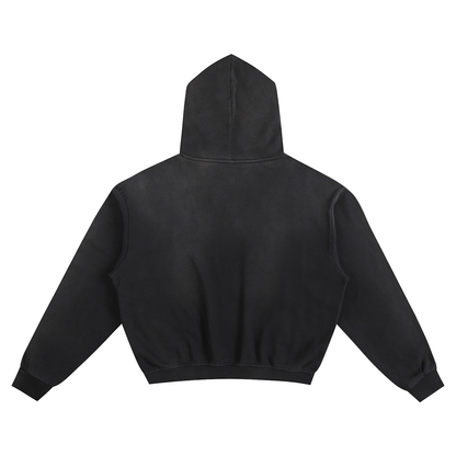 BEESMOOVE BlackSouth BEES NOOV Bootleg Sunfade Boxy Hoodie - Beesmoove 