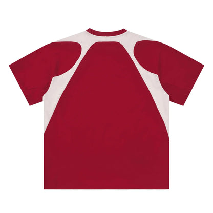 BEESMOOVE DOHIVE Contrast Panel Cotton T-Shirt - Beesmoove 