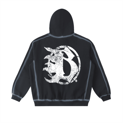 BEESMOOVE B-Squadron: Black Ops Edge Fleece Hoodie - Beesmoove 