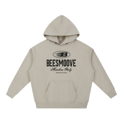 BEESMOOVE Heritage Mark Black Hoodie - Beesmoove 