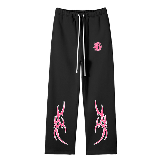BEESMOOVE B-Squadron: Pink Ops Elite Edition Fleece Straight Leg Pants - Beesmoove 
