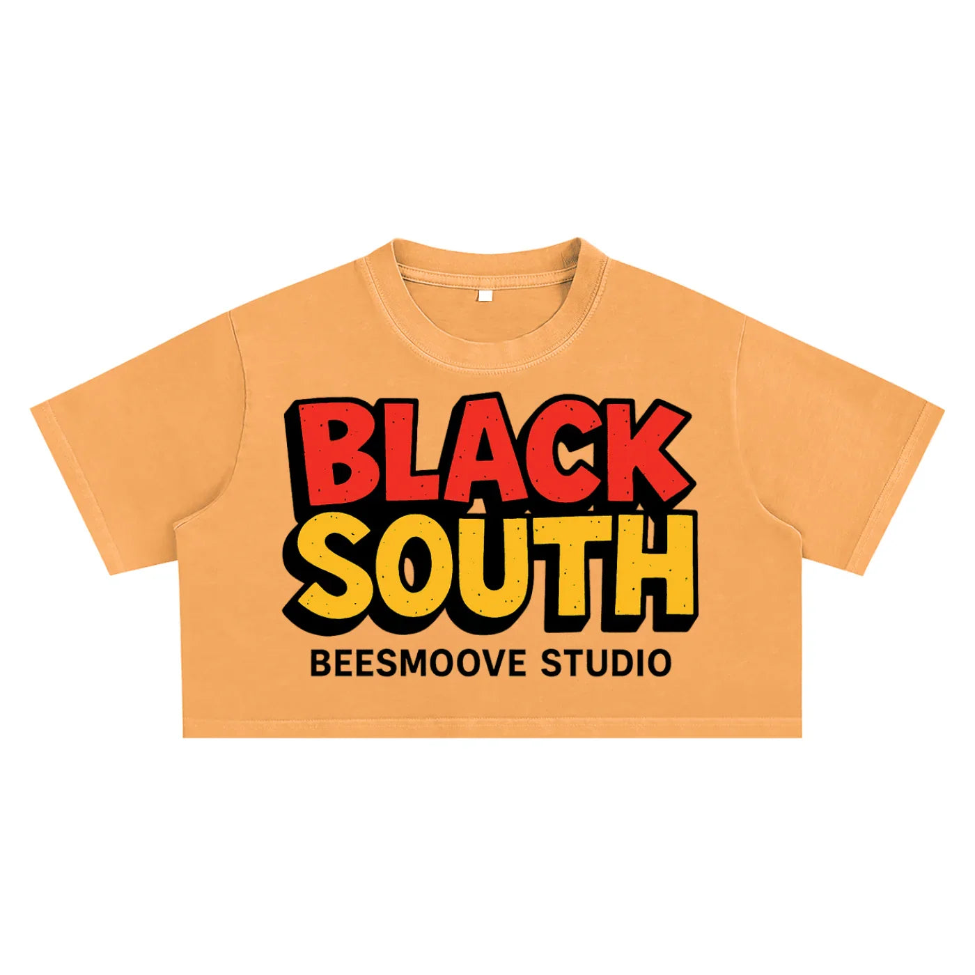 BEESMOOVE BlackSouth Snow Washed Crop Top - Beesmoove 
