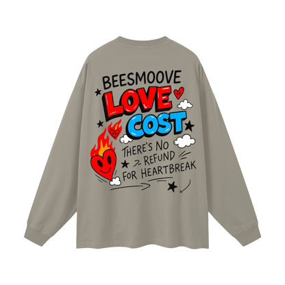 BEESMOOVE Bring Love Back – Flame Heart Edition Long Sleeve Tee - Beesmoove 