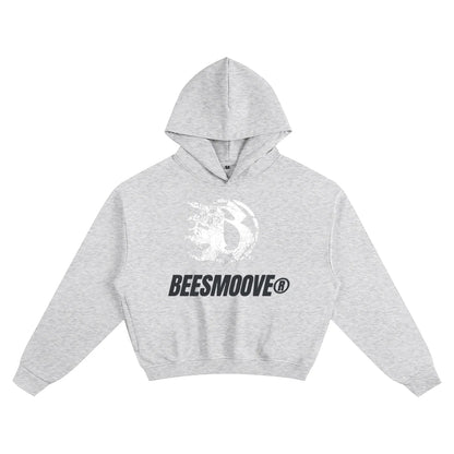 BEESMOOVE Phantom Crest Boxy Hoodie - Beesmoove 