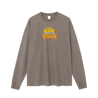 BEESMOOVE God wrote the vision Long Sleeve T-shirt - Beesmoove 