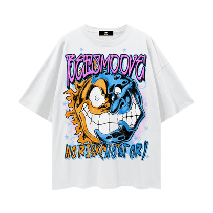 Beesmoove No Risk NO Story 
Oversize Deep Drop Shoulder Tee - Beesmoove 
