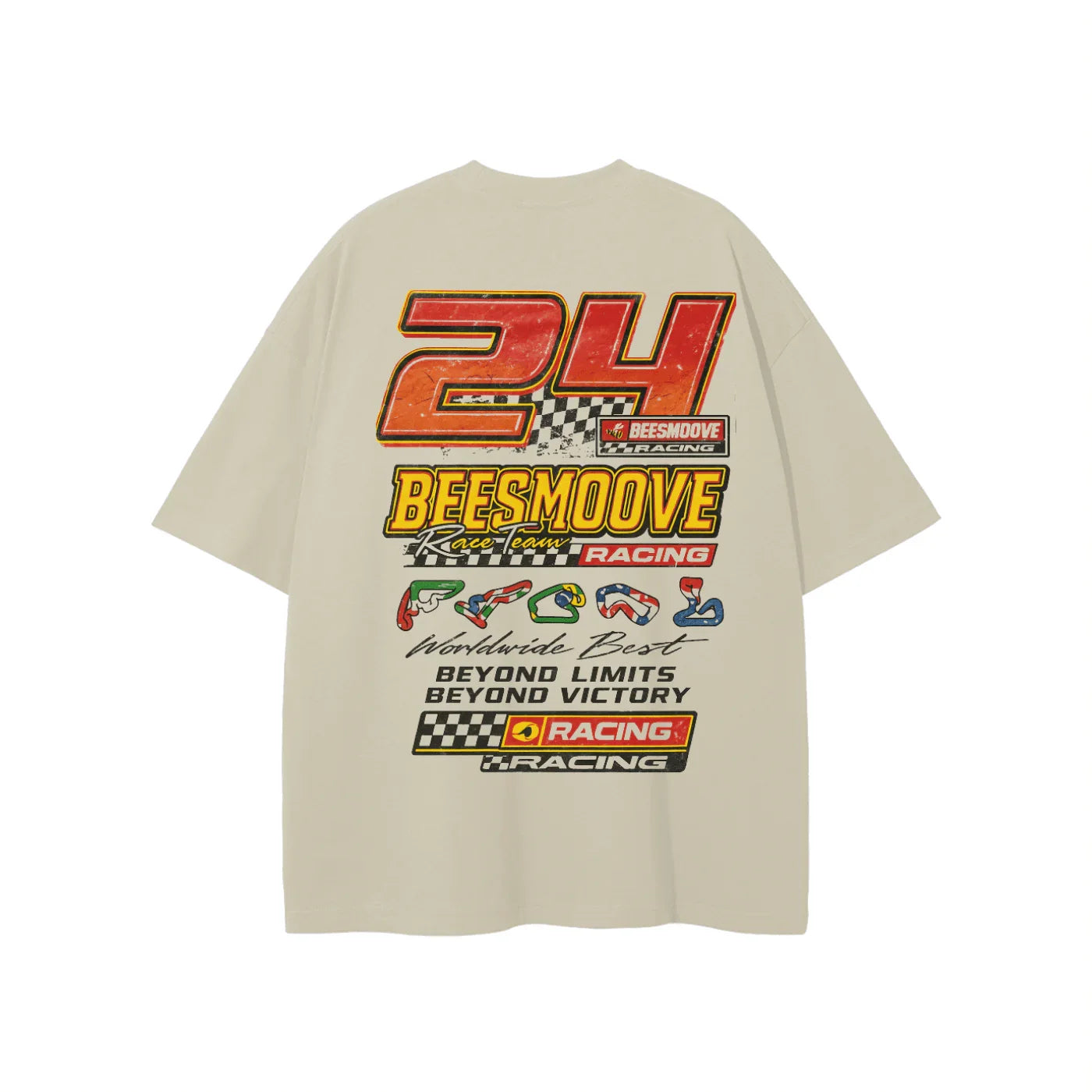 BEESMOOVE: Throttle Legends ’91 T-shirt - Beesmoove 
