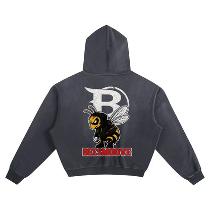 BEESMOOVE Swarm Mentality Boxy Hoodie - Beesmoove 