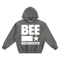 BEESMOOVE BEE STAR POWER
White Boxy Hoodie - Beesmoove 