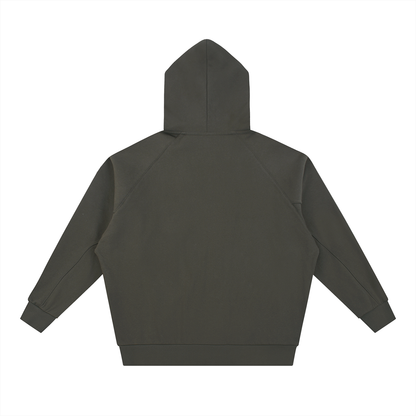 BEESMOOVE DOHIVE Dolman Sleeve Zip-Through Fleece Hoodie - Beesmoove 
