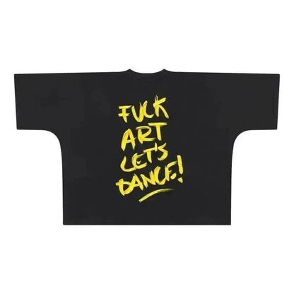 Beesmoove Abstract Art Oversize Boxy Tee - Beesmoove 