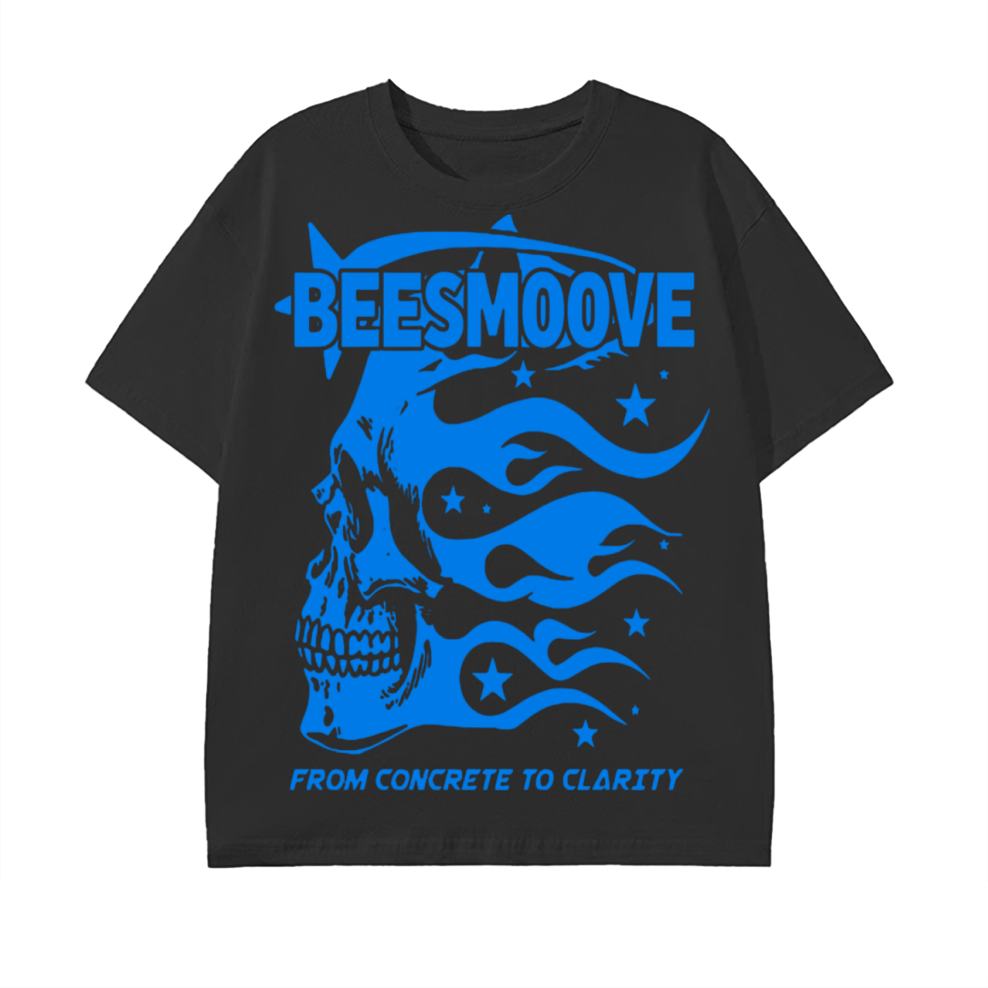 BEESMOOVE Afterlife Blue Drip T-Shirt - Beesmoove