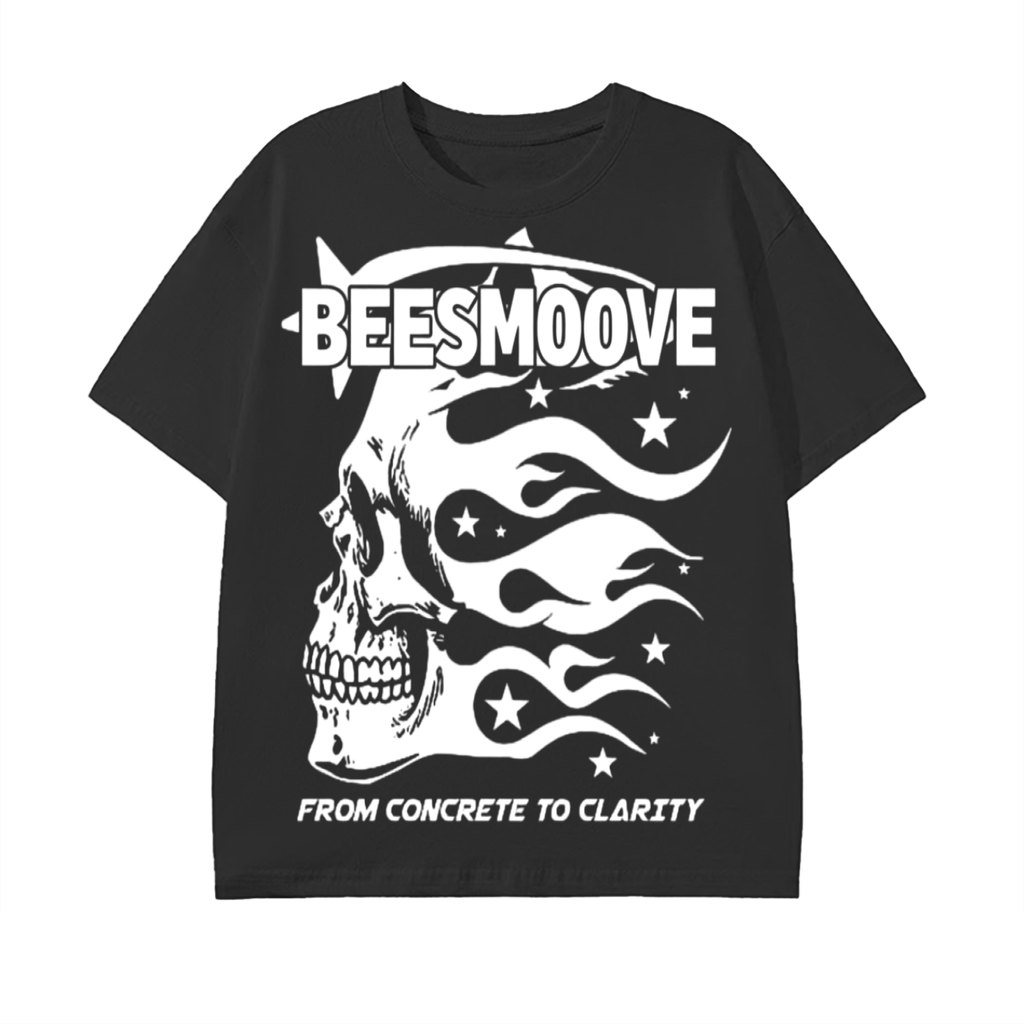 BEESMOOVE Afterlife White Drip T-Shirt - Beesmoove
