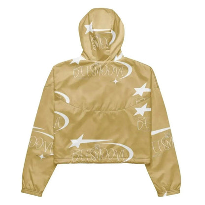 Beesmoove all star famous tan Women’s cropped windbreaker - Beesmoove 