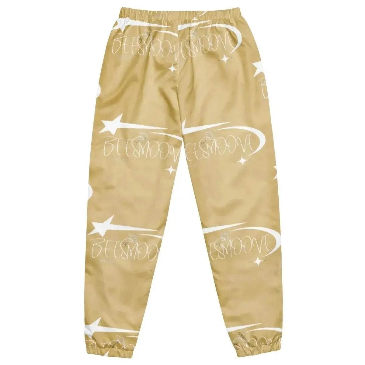 Beesmoove all star famous woman’s tan track pants - Beesmoove 