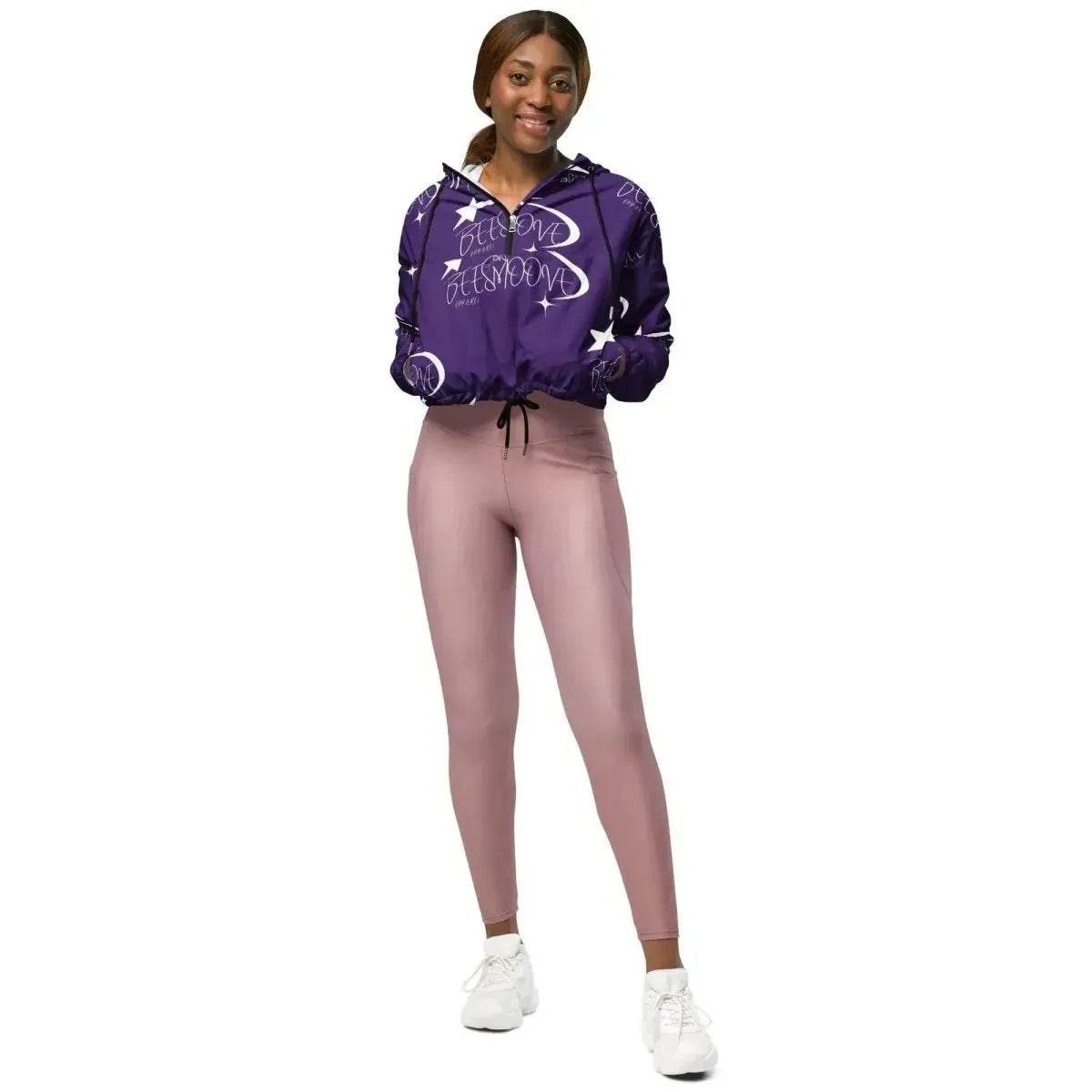 Beesmoove all star famous Women’s cropped windbreaker - Beesmoove 