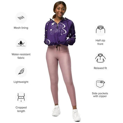 Beesmoove all star famous Women’s cropped windbreaker - Beesmoove 