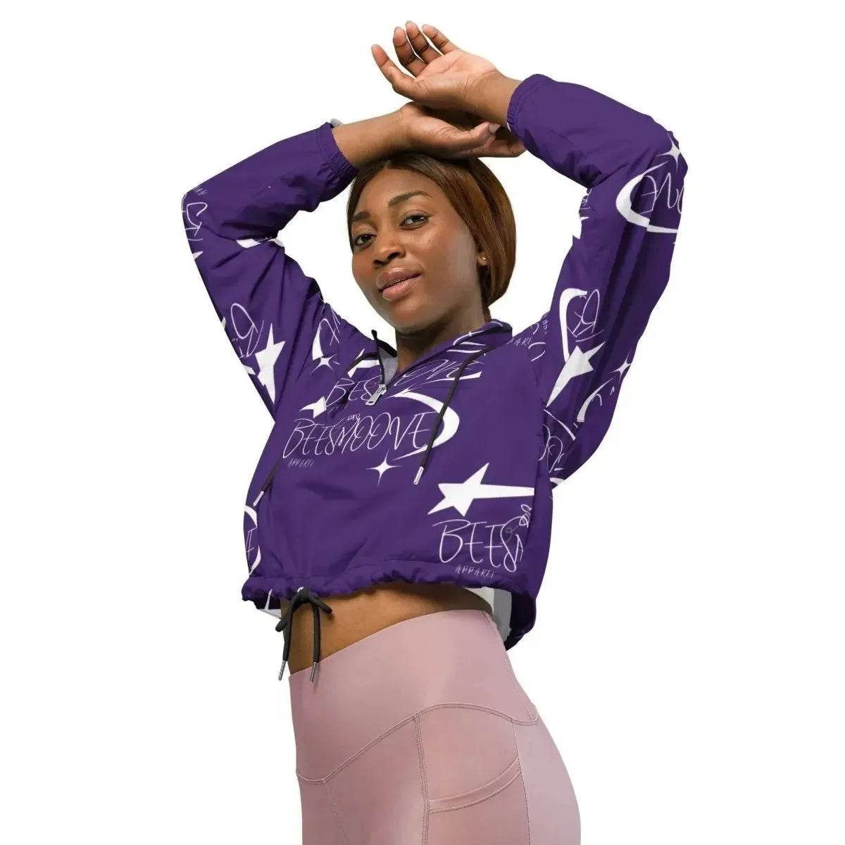 Beesmoove all star famous Women’s cropped windbreaker - Beesmoove 