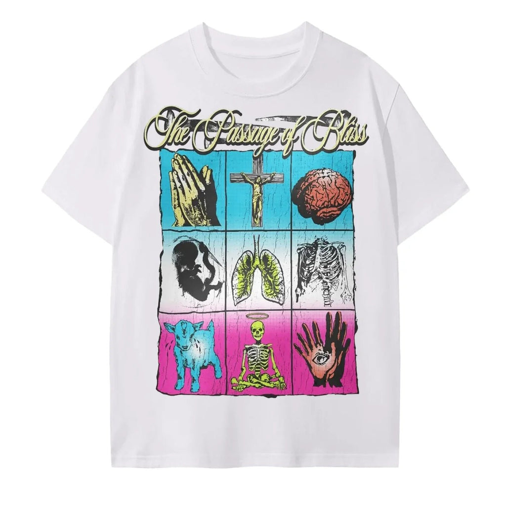 BEESMOOVE Anatomy of Faith Cotton T-Shirt - Beesmoove