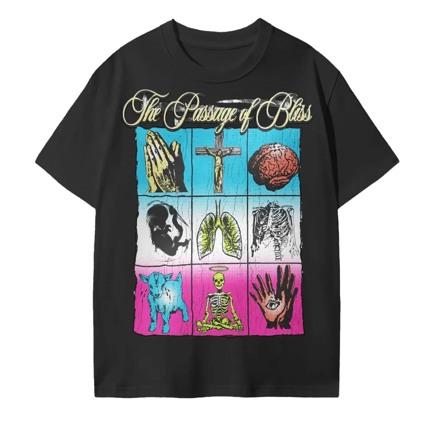 BEESMOOVE Anatomy of Faith Cotton T-Shirt - Beesmoove