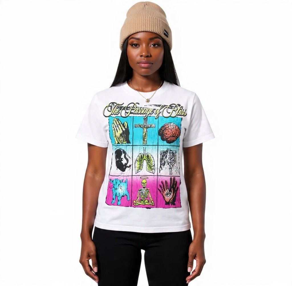 BEESMOOVE Anatomy of Faith Cotton T-Shirt - Beesmoove