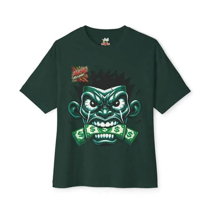 Beesmoove angry studio money talks Oversized Boxy Tee - Beesmoove 