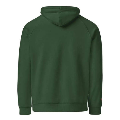 Beesmoove apparel black&gold mark Unisex eco raglan hoodie - Beesmoove 