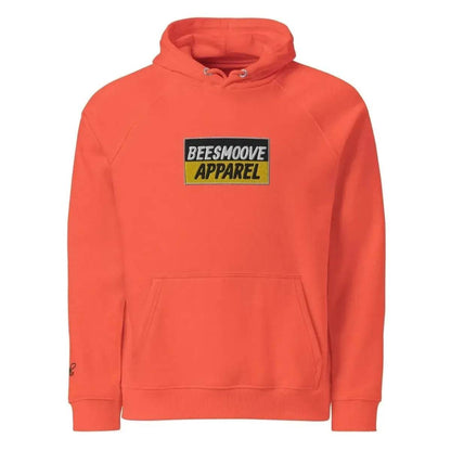 Beesmoove apparel black&gold mark Unisex eco raglan hoodie - Beesmoove 