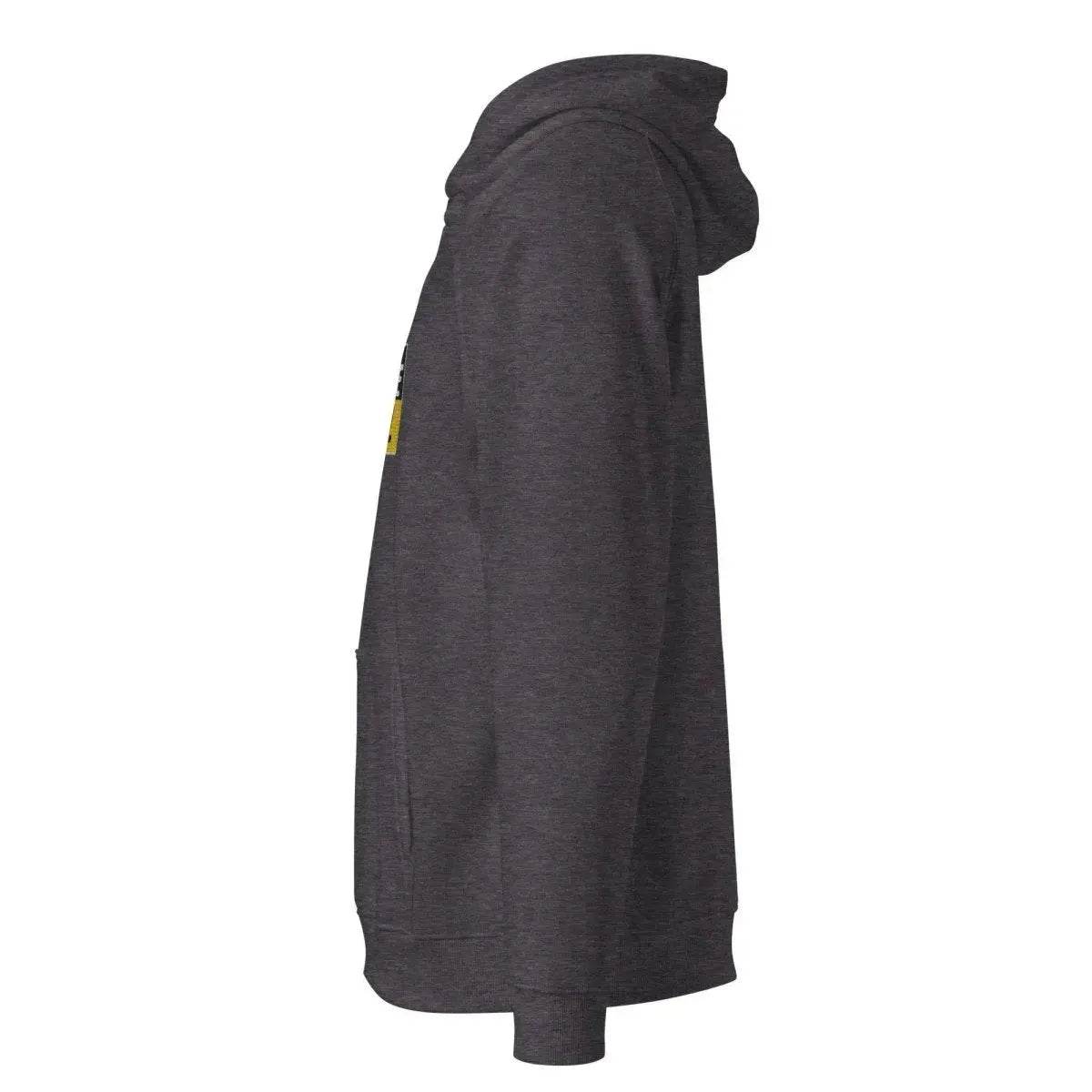 Beesmoove apparel black&gold mark Unisex eco raglan hoodie - Beesmoove 