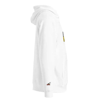 Beesmoove apparel black&gold mark Unisex eco raglan hoodie - Beesmoove 
