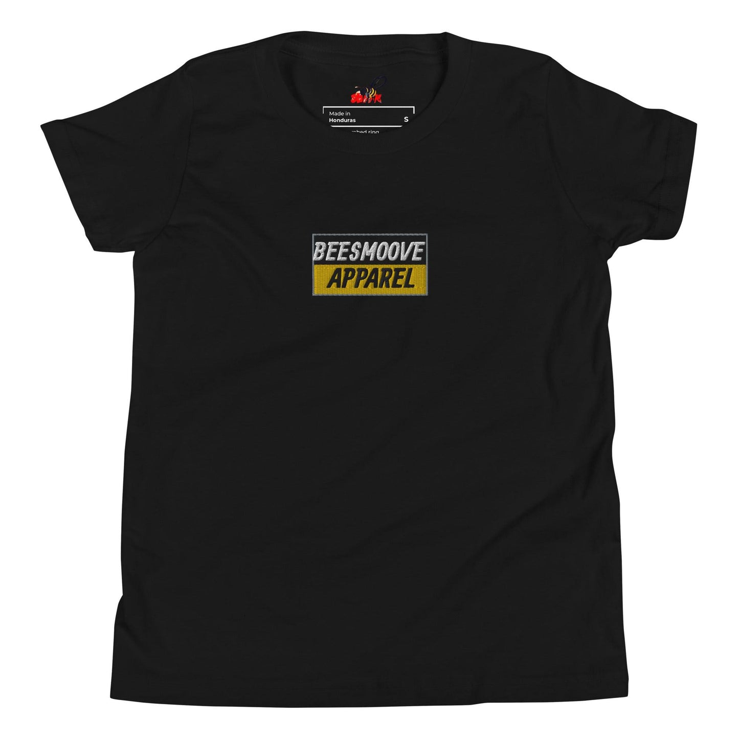 Beesmoove apparel black&gold mark Youth Short Sleeve T-Shirt - Beesmoove 