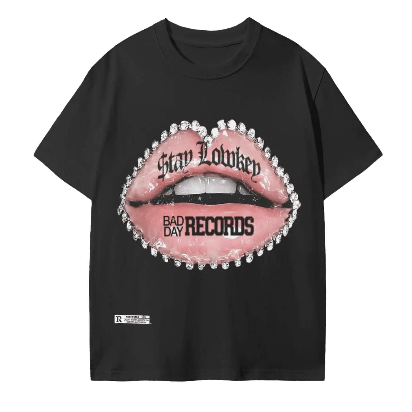 BEESMOOVE Bad day records Seamless Cotton T-Shirt - Beesmoove