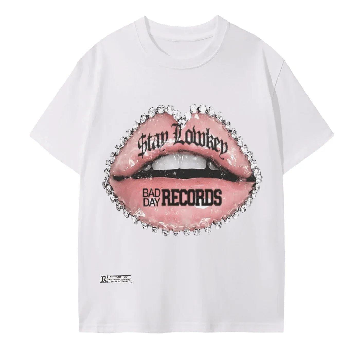 BEESMOOVE Bad day records Seamless Cotton T-Shirt - Beesmoove