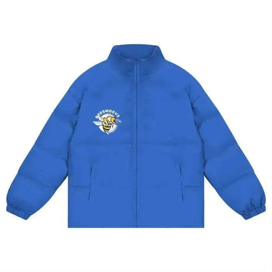 Beesmoove Bee Force Unisex Zipper Puffer Coat - Beesmoove 