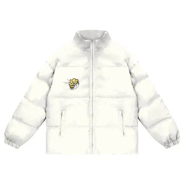 Beesmoove Bee Force Unisex Zipper Puffer Coat - Beesmoove 