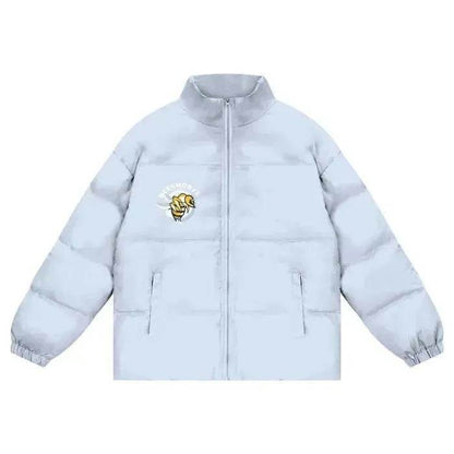 Beesmoove Bee Force Unisex Zipper Puffer Coat - Beesmoove 