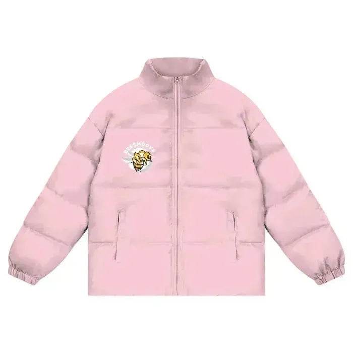 Beesmoove Bee Force Unisex Zipper Puffer Coat - Beesmoove 