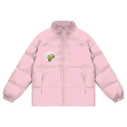 Beesmoove Bee Force Unisex Zipper Puffer Coat - Beesmoove 