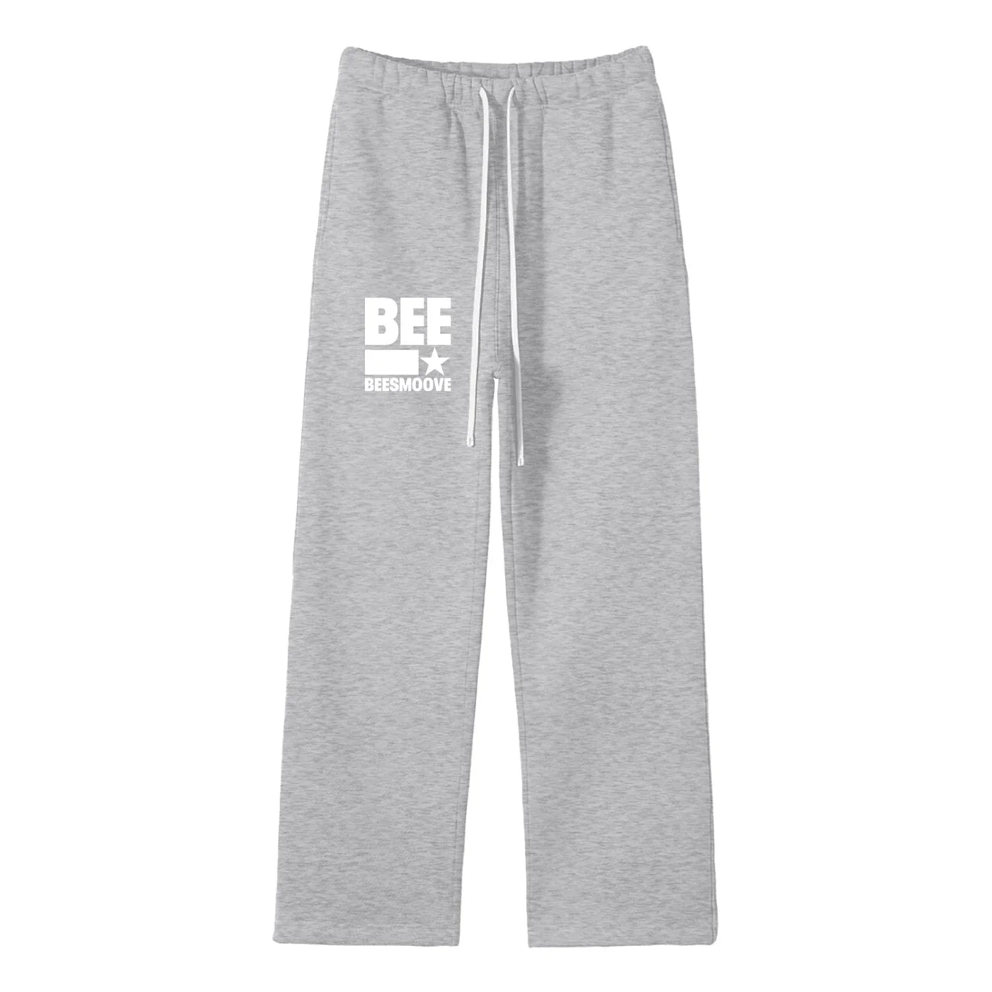 BEESMOOVE BEE STAR POWER White Straight Leg Pants - Beesmoove