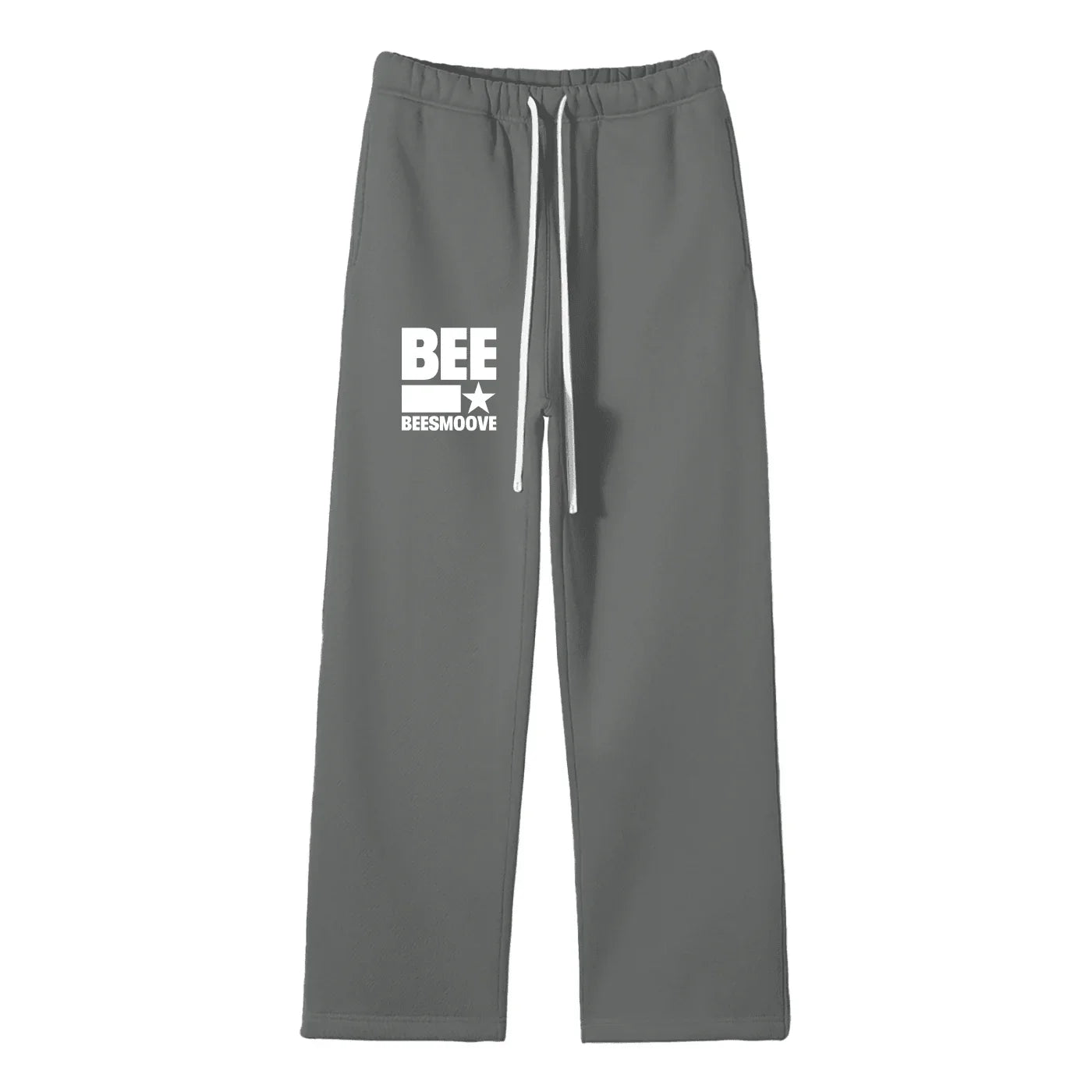 BEESMOOVE BEE STAR POWER White Straight Leg Pants - Beesmoove