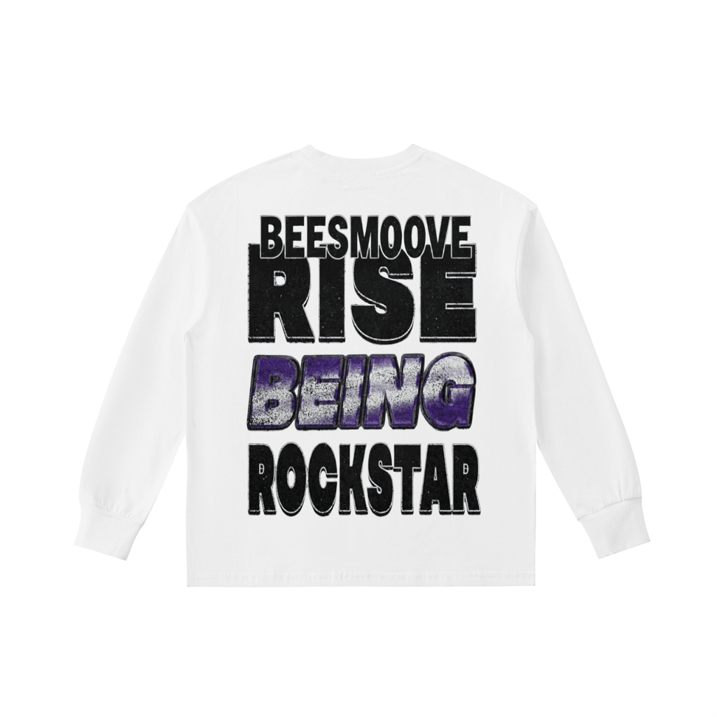 BEESMOOVE Big Head Energy Kids' Long - Sleeve Tee - Beesmoove
