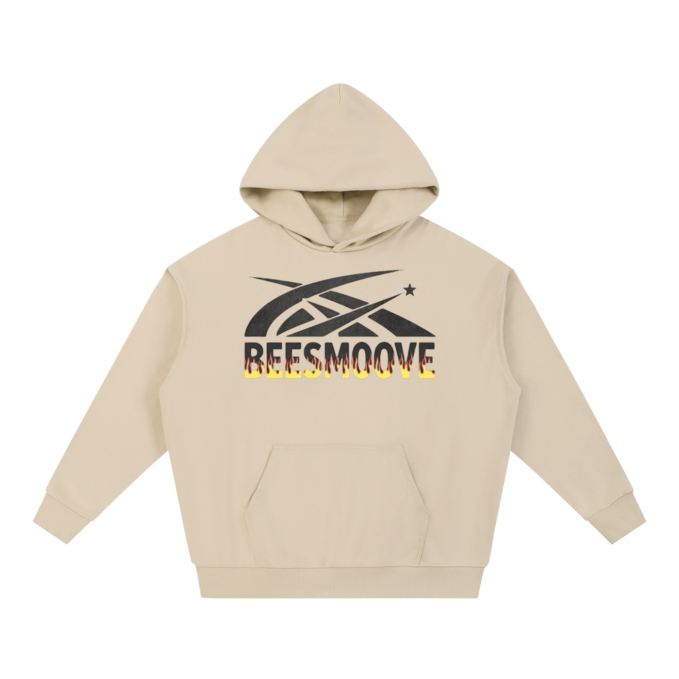 BEESMOOVE Black Hotwire Heavyweight Hoodie - Beesmoove