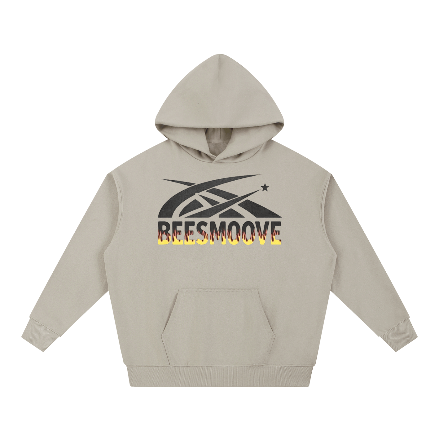 BEESMOOVE Black Hotwire Heavyweight Hoodie - Beesmoove