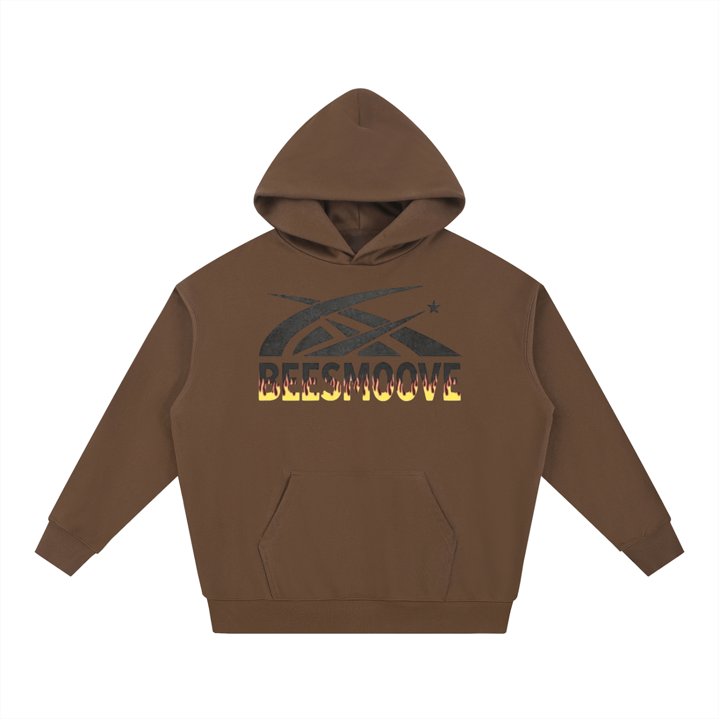 BEESMOOVE Black Hotwire Heavyweight Hoodie - Beesmoove