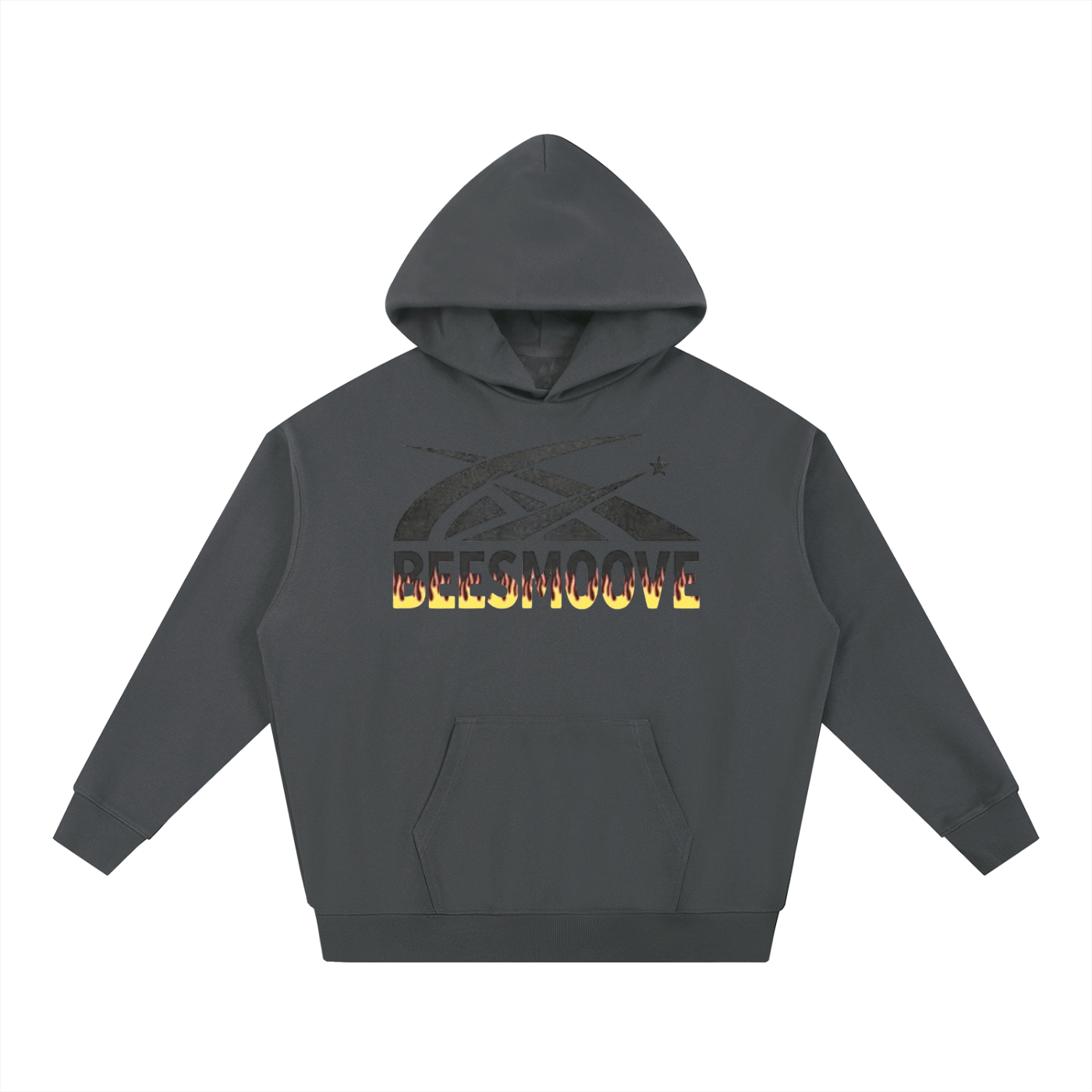 BEESMOOVE Black Hotwire Heavyweight Hoodie - Beesmoove