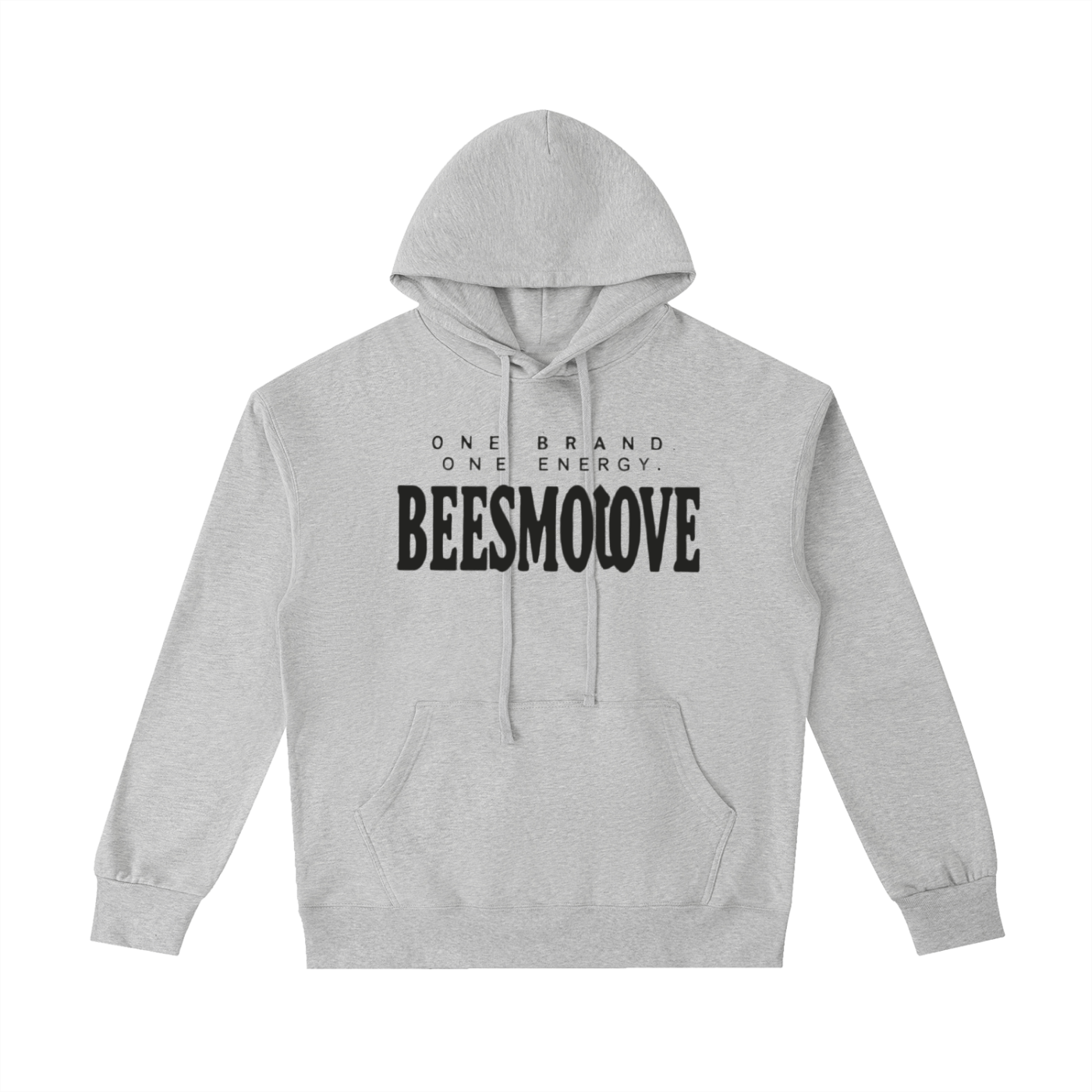 BEESMOOVE Black logoOne Brand One Energy Heavyweight Cotton Hoodie - Beesmoove