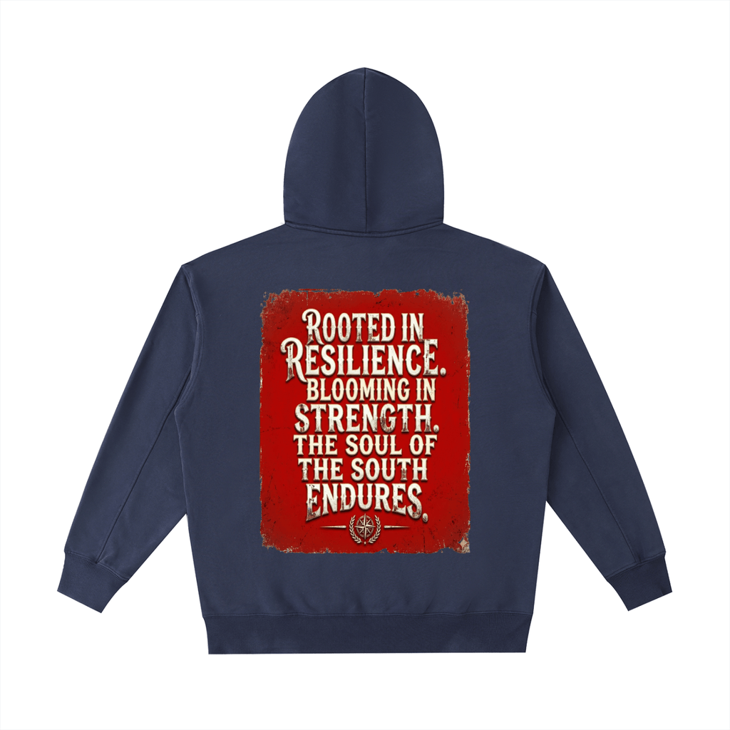 BEESMOOVE Black South: Waiting on Truth Washed Heavyweight Hoodie - Beesmoove