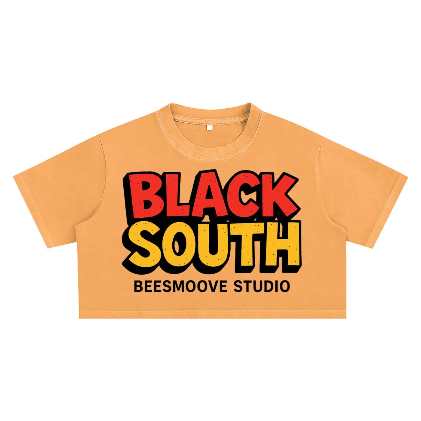 BEESMOOVE BlackSouth Snow Washed Crop Top - Beesmoove