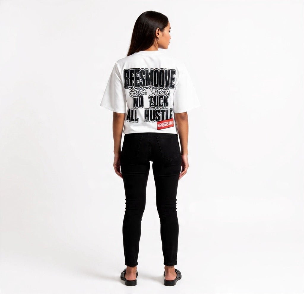 BEESMOOVE BlackSouth T - Time Self MADE Raw Edge T-Shirt - Beesmoove